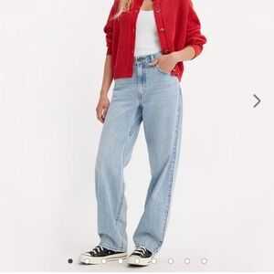 Levi’s Baggy Dad Jean 
Raw Bottom 
Hardly Worn